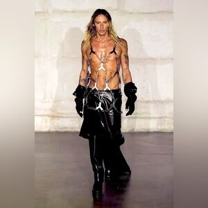 Rick Owens RARE "STROBE" Cerberus Palladio Metal Chain Tank Top FW22- new w/ tag